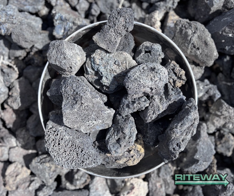 Black Lava Rock 2 to 4 inch