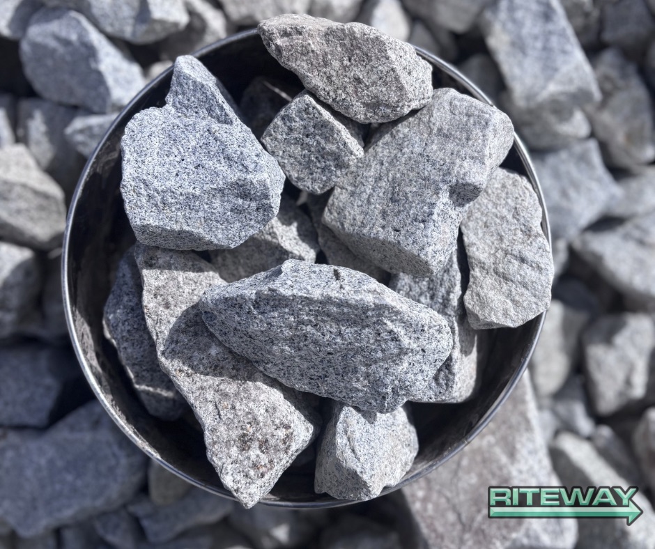 Cookies and Cream Granite 2 to 4 inch cobble