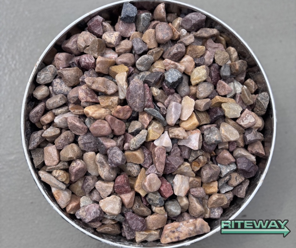 Rainbow Crushed Rock 7/8 inch