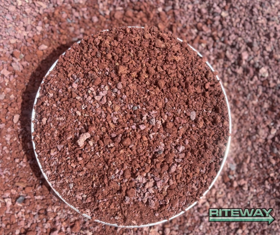 Red Lava Rock 3/8 inch