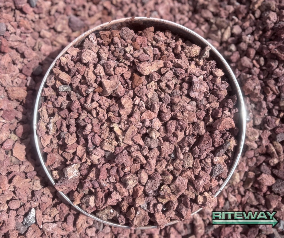 Red Lava Rock 3/4 inch