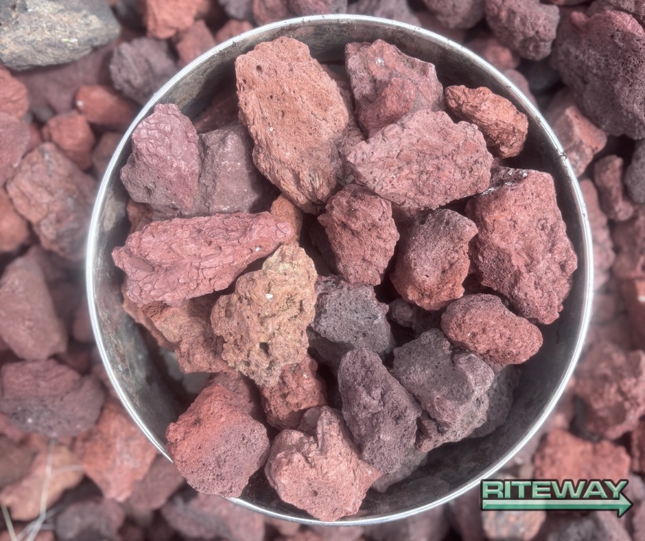 Red Lava Rock 2 to 4 inch