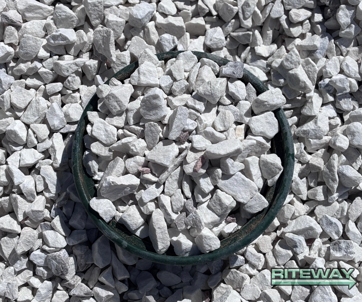 White Glacier decorative rock